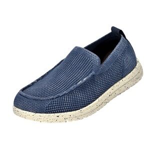 Boys Itazero Pacato Blue Loafer Slip son Size 4.5 US!